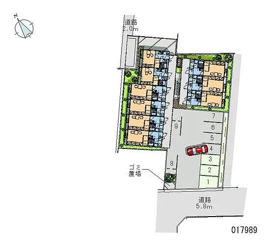 ★手数料０円★堺市西区浜寺石津町東　月極駐車場（LP）